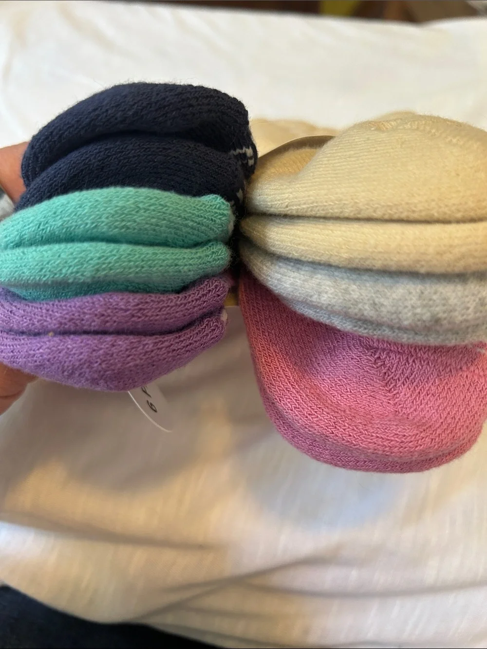 Nike Kids Athletic Ankle Socks - 6 Pack YTH 10C - 3Y (XS) Multiple Colors